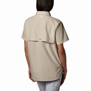 Columbia PFG Bahama™ Shortärmad Skjorta Dam Khaki (AYBWR8032)